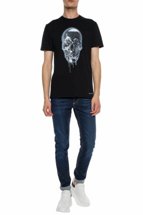 Skull motif t-shirt, zdjęcie 2 Skull motif t-shirt od Alexander McQueen